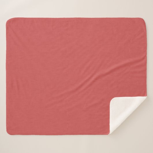 Calm & simple visual red textured background sherpadecke (Vorderseite (Horizontal))