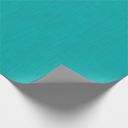 Calm & simple visual teal textured background  geschenkpapier (Ecke)