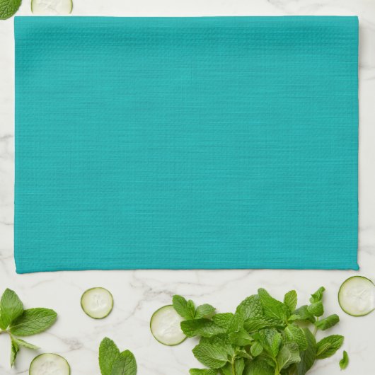 Calm & simple visual teal textured background  geschirrtuch (Gefaltet)