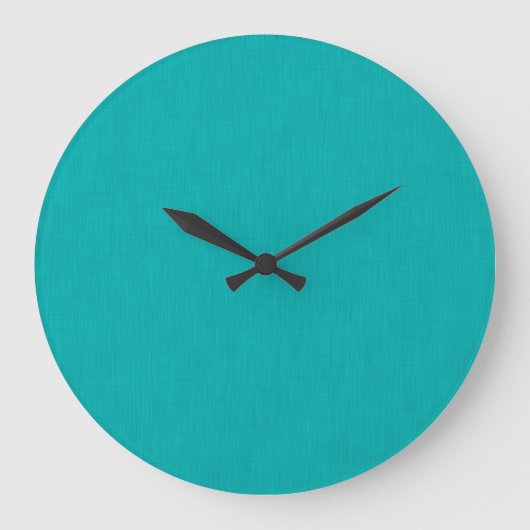 Calm & simple visual teal textured background  große wanduhr (Vorderseite)