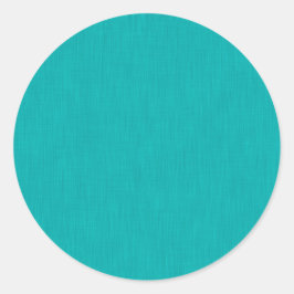 Calm & simple visual teal textured background  runder aufkleber
