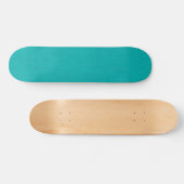 Calm & simple visual teal textured background  skateboard (Horizontal)