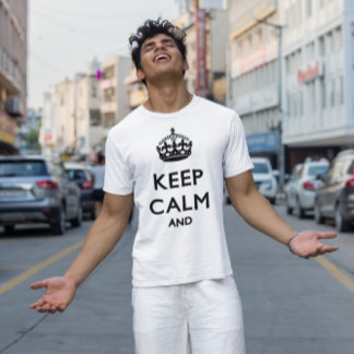 Calm Slogan behalten - Motivierend Logos Behalten T-Shirt