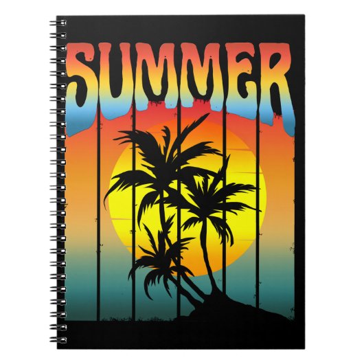 CALM SOMMER SUNSET NOTIZBLOCK (Vorderseite)