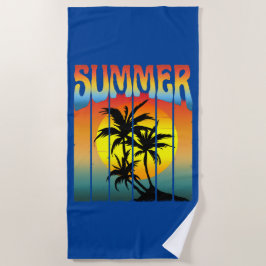 CALM SOMMER SUNSET STRANDTUCH