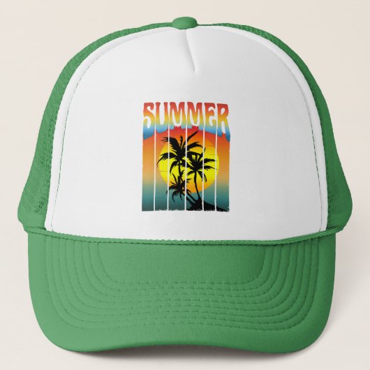 CALM SOMMER SUNSET TRUCKERKAPPE (Vorderseite)