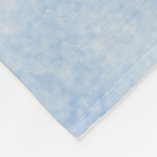 Calm Space Pastel Blue Cozy Fleecedecke (Ecke)