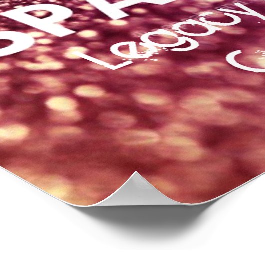 Calm & Sparkle Poster behalten (Ecke)