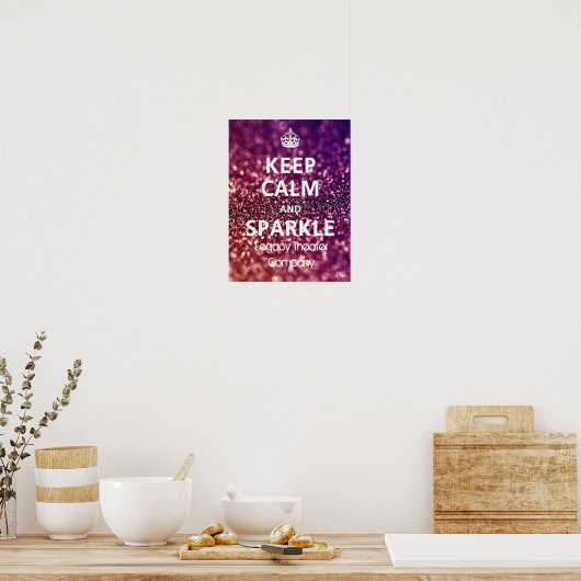 Calm & Sparkle Poster behalten (Küche)