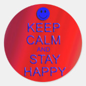 Calm Sticker behalten (Vorderseite)