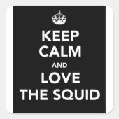 CALM STICKER behalten - SCHWARZ (Vorderseite)