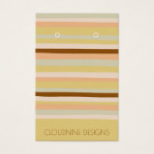 Calm Stripes Earring Necklace Juwelier Display Car (Vorderseite)