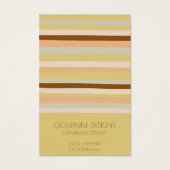 Calm Stripes Earring Necklace Juwelier Display Car (Rückseite)