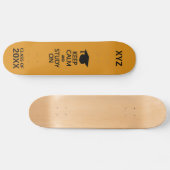 Calm & Study behalten auf individuellen Skateboard (Horizontal)