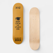 Calm & Study behalten auf individuellen Skateboard (Vorderseite)