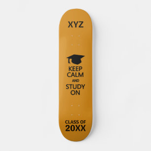 Calm & Study behalten auf individuellen Skateboard