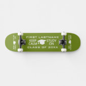 Calm & Study behalten auf individuellen Skateboard (Horizontal)