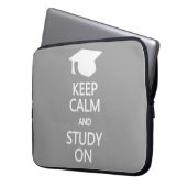 Calm & Study behalten auf individueller Laptop-Hül Laptopschutzhülle (Vorderseite Links)