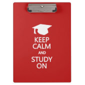 Calm & Study behalten über benutzerdefinierte Farb Klemmbrett (Vorderseite)