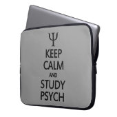 Calm & Study Psych - individueller Laptop-Ärmel be Laptopschutzhülle (Vorderseite Links)