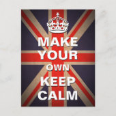 Calm Template behalten - Vintage Postkarte der Uni (Vorderseite)