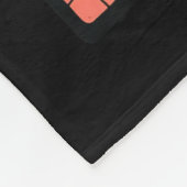 Calm The Flock Down Flamingo  Fleecedecke (Ecke)