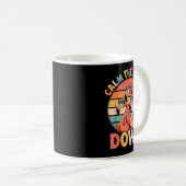 Calm The Flock Down Flamingo  Kaffeetasse (VorderseiteRechts)