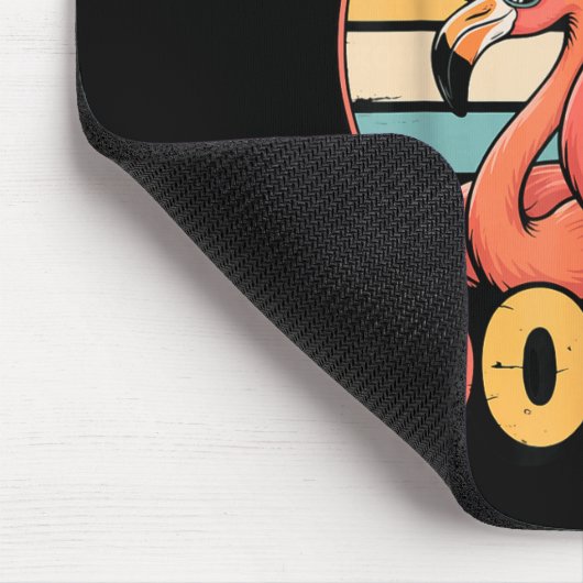 Calm The Flock Down Flamingo Mousepad (Ecke)