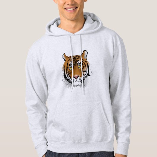 "Calm Tiger Zen" Hoodie (Vorderseite)