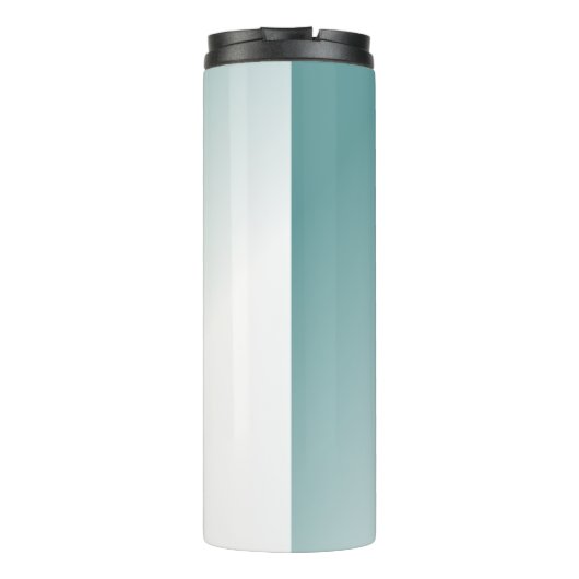Calm Tropical Blue Ombre Thermosbecher (Rückseite)