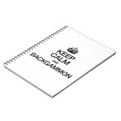 CALM UND BACKGAMMON behalten Notizblock (Linke Seite)