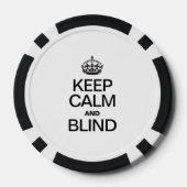 CALM UND BLIND behalten Pokerchips (Rückseite)