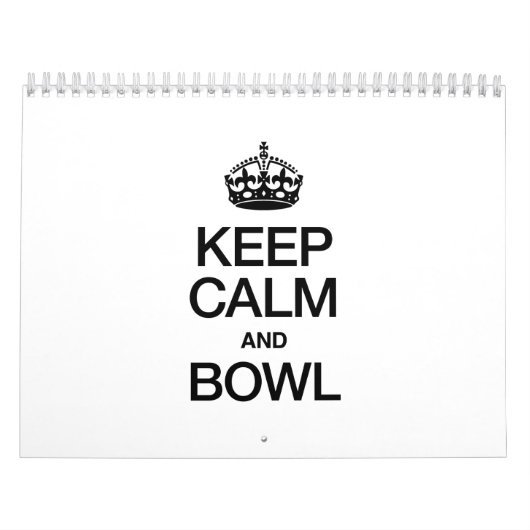CALM UND BOWL behalten Kalender (Titelbild)