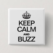 CALM UND BUZZ behalten Button (Vorderseite)