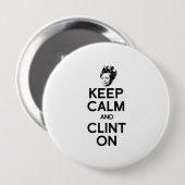 CALM UND CLINT ON BEHALTEN — BUTTON (Vorne & Hinten)