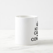 CALM UND CONCUR behalten Kaffeetasse (Mittel)