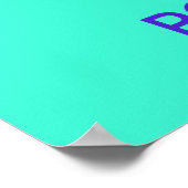 CALM UND DENKPOSITIV behalten Poster (Ecke)