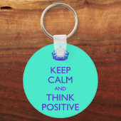 CALM UND DENKPOSITIV behalten Schlüsselanhänger (Vorderseite)