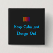 Calm und Design auf Personalizable behalten Button (Vorderseite)