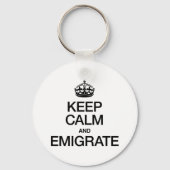 CALM UND EMIGRATION behalten Schlüsselanhänger (Vorderseite)