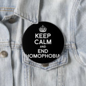 CALM UND ENDE HOMOPHOBIE behalten Button (Beispiel)