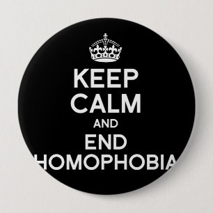 CALM UND ENDE HOMOPHOBIE behalten Button