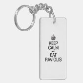 CALM UND ESSEN RAVIOLIS behalten Schlüsselanhänger (Vorderseite links)