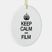 CALM UND FILM behalten Keramik Ornament (Rechts)