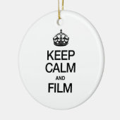 CALM UND FILM behalten Keramik Ornament (Links)