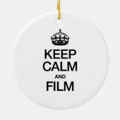 CALM UND FILM behalten Keramik Ornament (Hinten)
