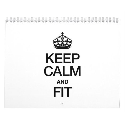CALM UND FIT behalten Kalender (Titelbild)