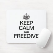 CALM UND FREEDIVE behalten Mousepad (Mit Mouse)