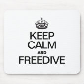 CALM UND FREEDIVE behalten Mousepad (Vorne)