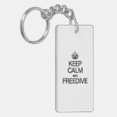 CALM UND FREEDIVE behalten Schlüsselanhänger (Vorderseite links)